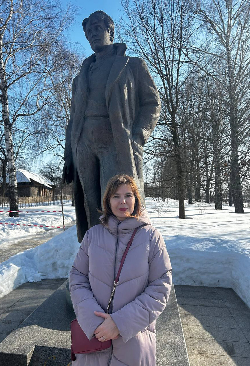Памятник С.А. Есенину в с. Константиново Рязанской области