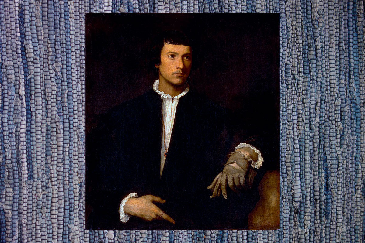 Та самая картина - "Юноша с перчаткой"