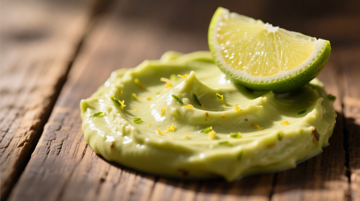 Крем из авокадо с лаймом