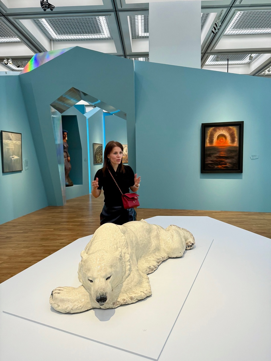 Куратор выставки Мария Седова. Фото из архива М. Седовой