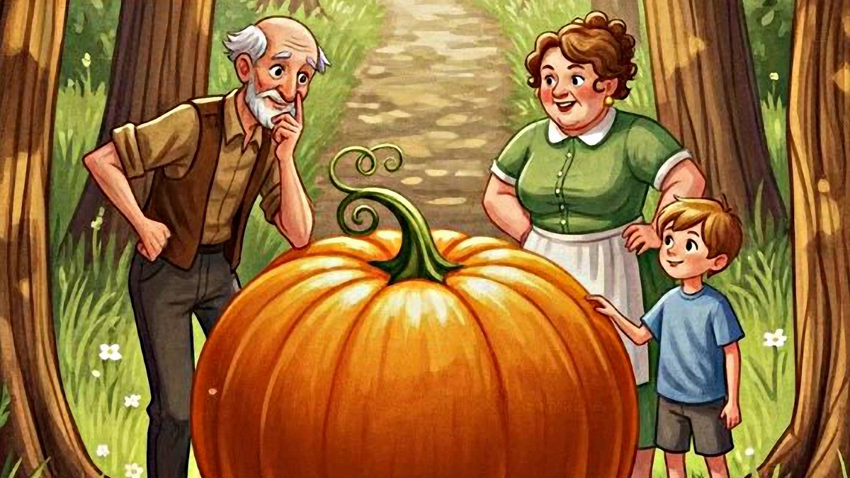 Иллюстрация из книжки "Большая Тыква"