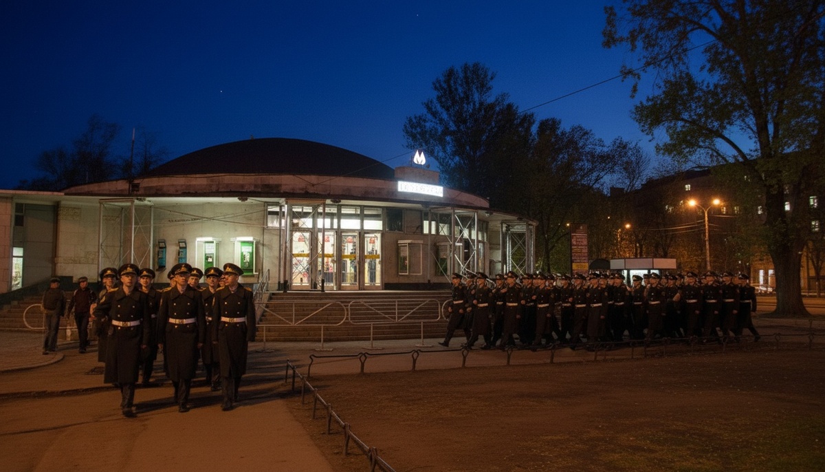 метро Горьковская. 1979 год.