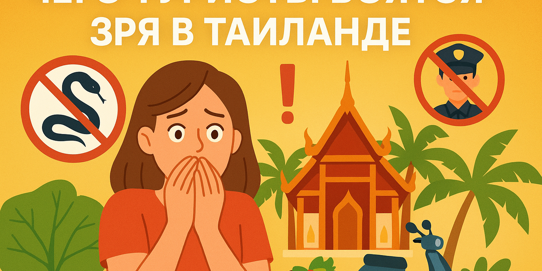 😱 Чего туристы боятся зря в Таиланде: развенчиваем мифы