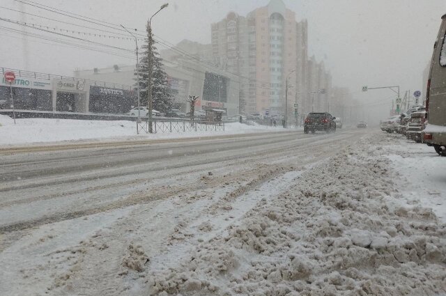    Улицы Пензы занесло снегом. Фото: АиФ/ Владлена Курылева