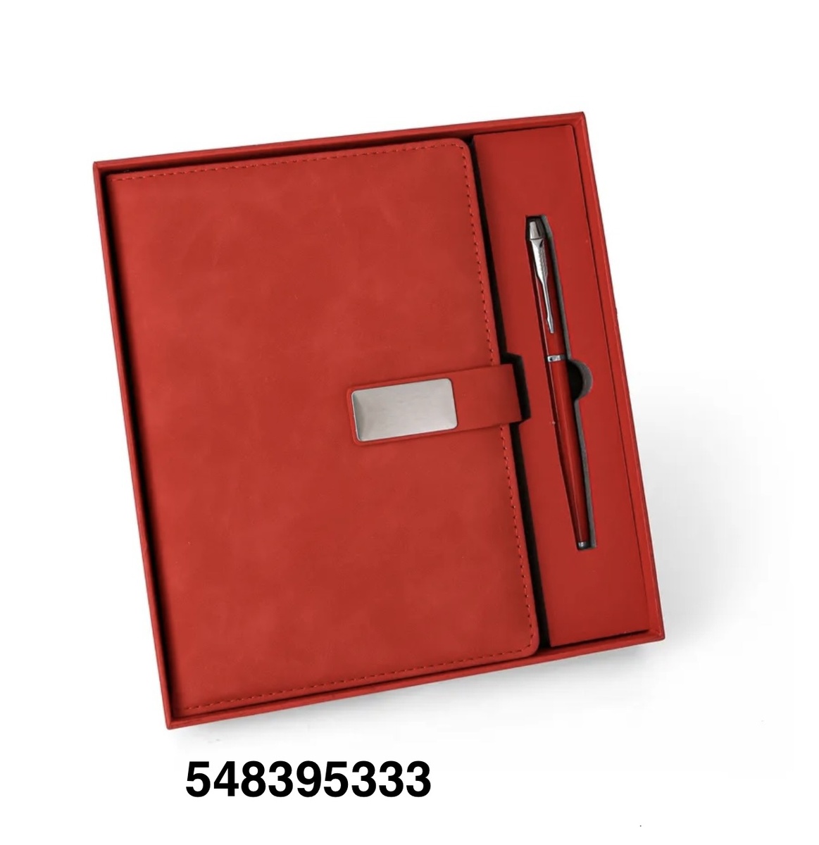 Блокнот с ручкой с ВБ в праздничной коробке 