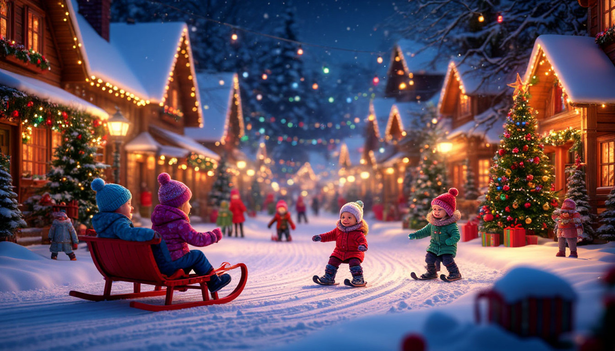 Чудесное Рождество и веселый Новый год