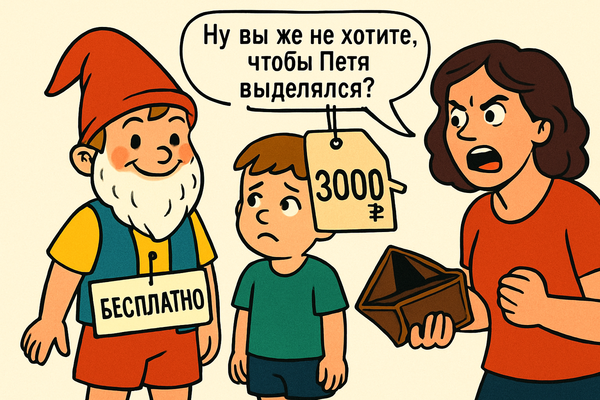 Костюмы на утренник: праздник или поборы? Воспитатель требует купить наряд Гнома за 3000 рублей. Почему у остальных костюмы должны быть бесплатные, а я за своего гнома должна платить?