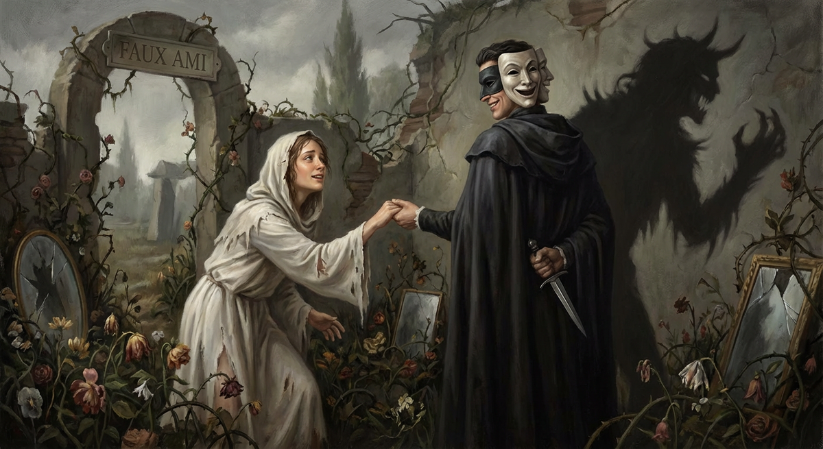 Под маской помощи может скрываться злоба и зависть..