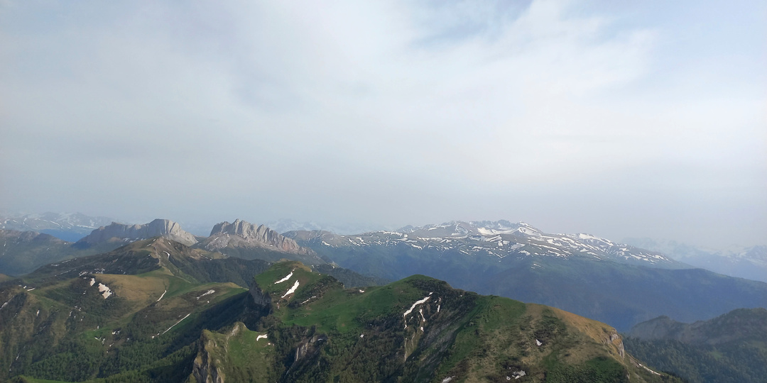 Большой Тхач. Первый раз в горах Кавказа. Часть 3. Вершина.