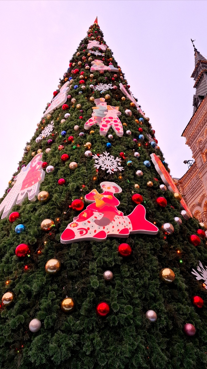 Новогодняя ёлка на Красной площади 