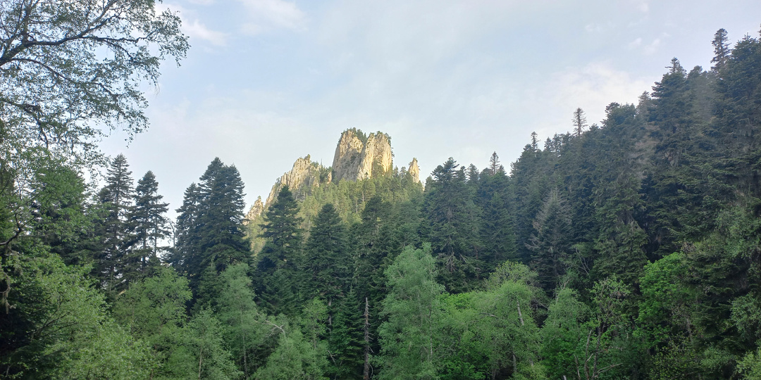 Большой Тхач. Первый раз в горах Кавказа. Часть 4. Колокольня и возращение домой.