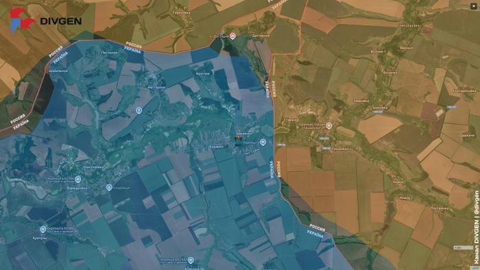 Карта СВО на 14 декабря 2025 года. Армия России уничтожила в селе Бударки мост, заминированный ВСУ, нарушив логистику противника. Фото © Telegram / divgen