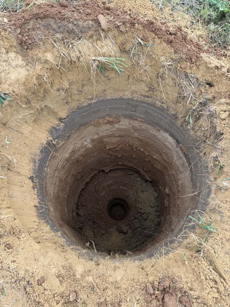                  шахта колодца