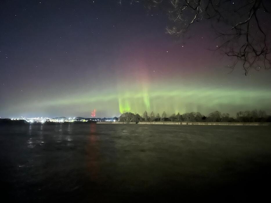 Полярное сияние в Себежском районе
Фото: Олеся Трофимова