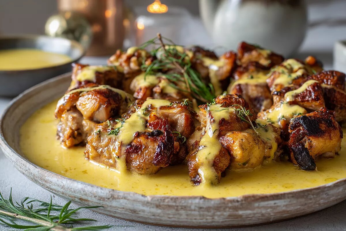    Подаём холодным, сверху поливаем «жидким золотом» из орехового масла