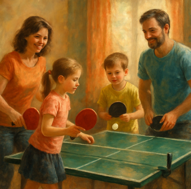 Организация семейного турнира по настольному теннису — спорт, эмоции и тёплые воспоминания