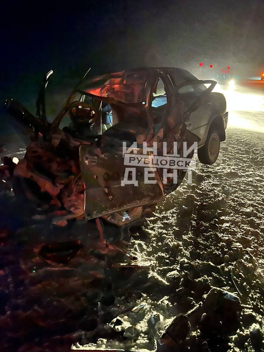    ДТП на Змеиногорской трассе. Источник: "Инцидент Рубцовск"