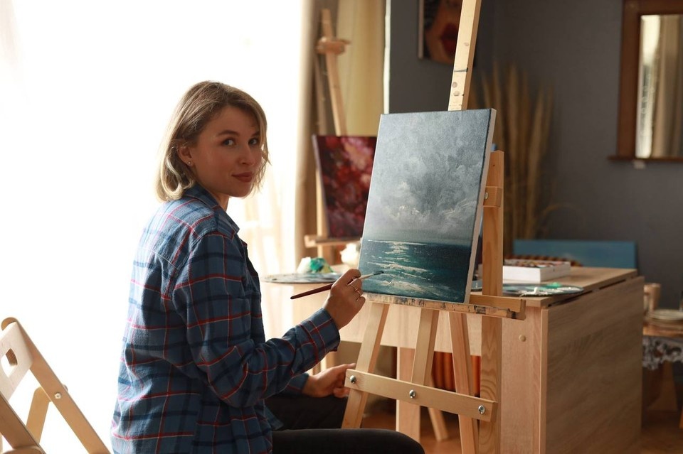    Анна Коловоротняя занимается творчеством всю жизнь. Фото: Из архива А. Коловоротней