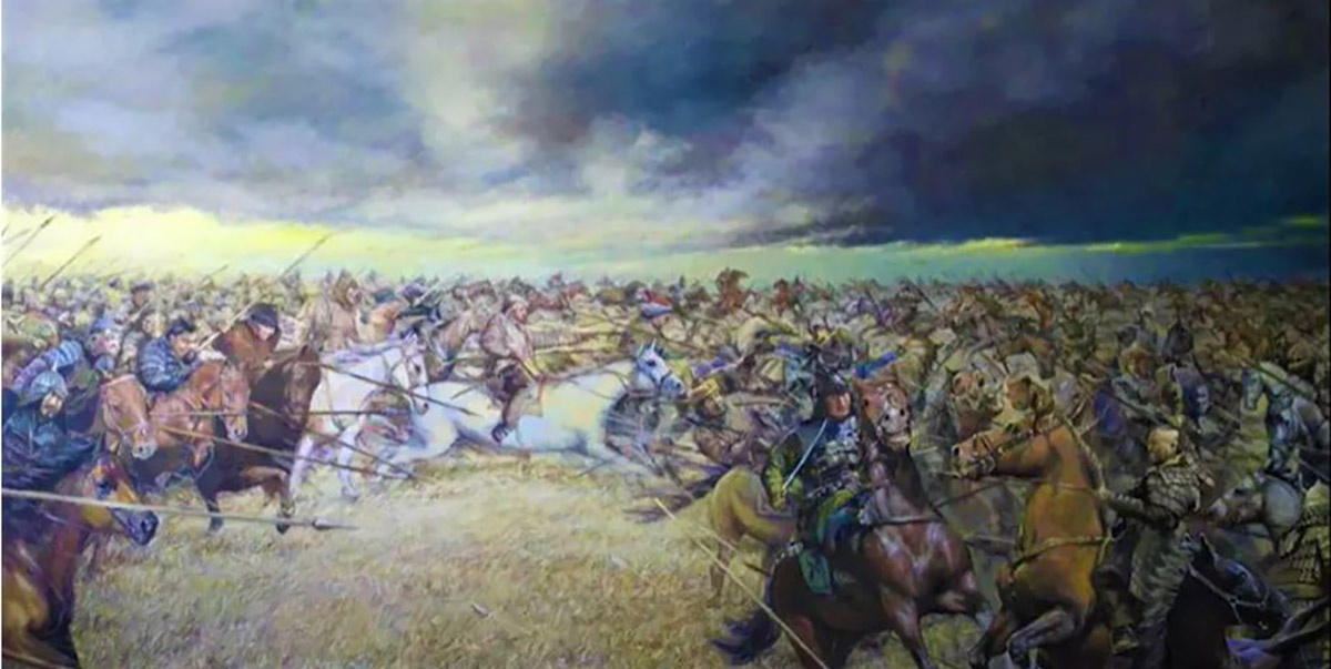 Битва казахов с джунгарами. Источник: e-history.kz