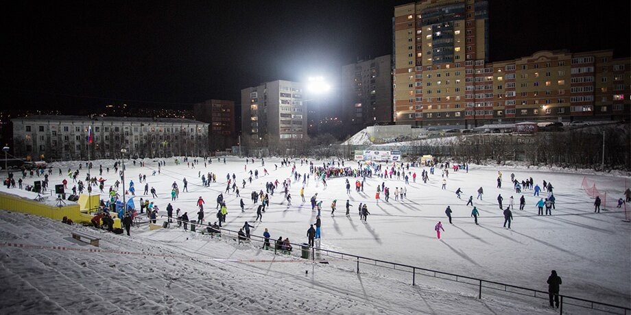   Фото: vk.com/Стадион Строитель | Каток | Мурманск