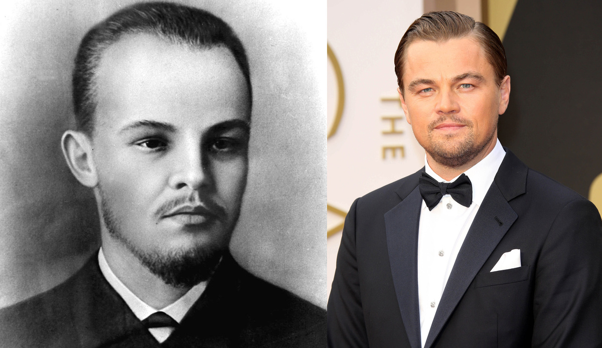 Ленин и Леонардо Ди Каприо.