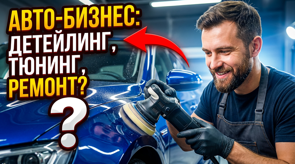 Авто-бизнес: детейлинг, тюнинг, ремонт