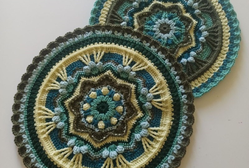 Зимняя мандала крючком. Мастер-класс