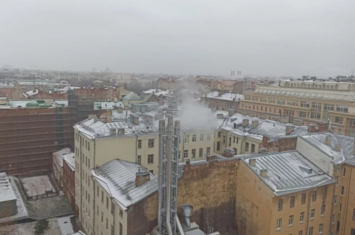    Петербург накрыл антициклон с ледяными дождями, снегом и холодом
