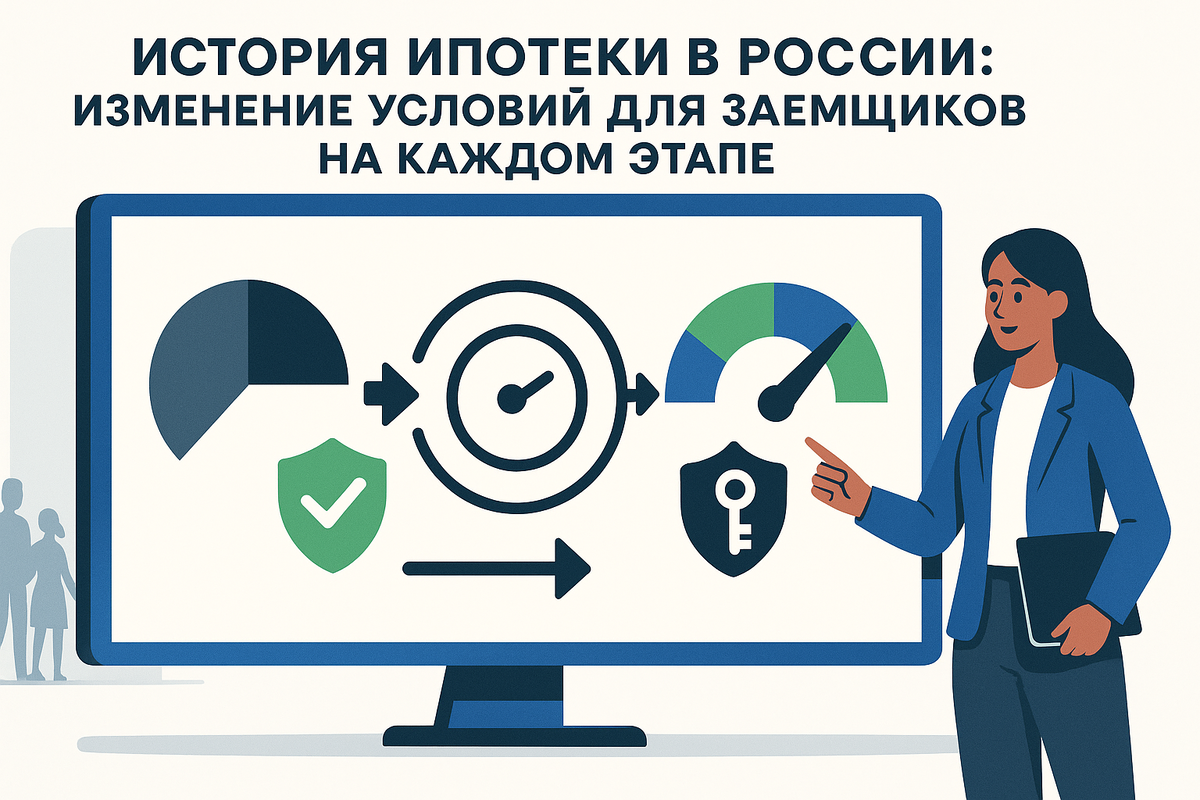    Обзор изменений ипотеки в России на протяжении времени Юлия Сергеевна Рослякова