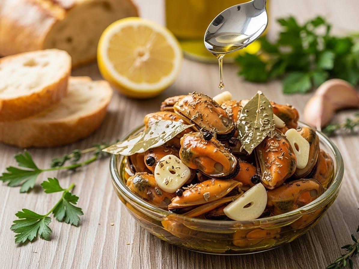 Маринованные мидии