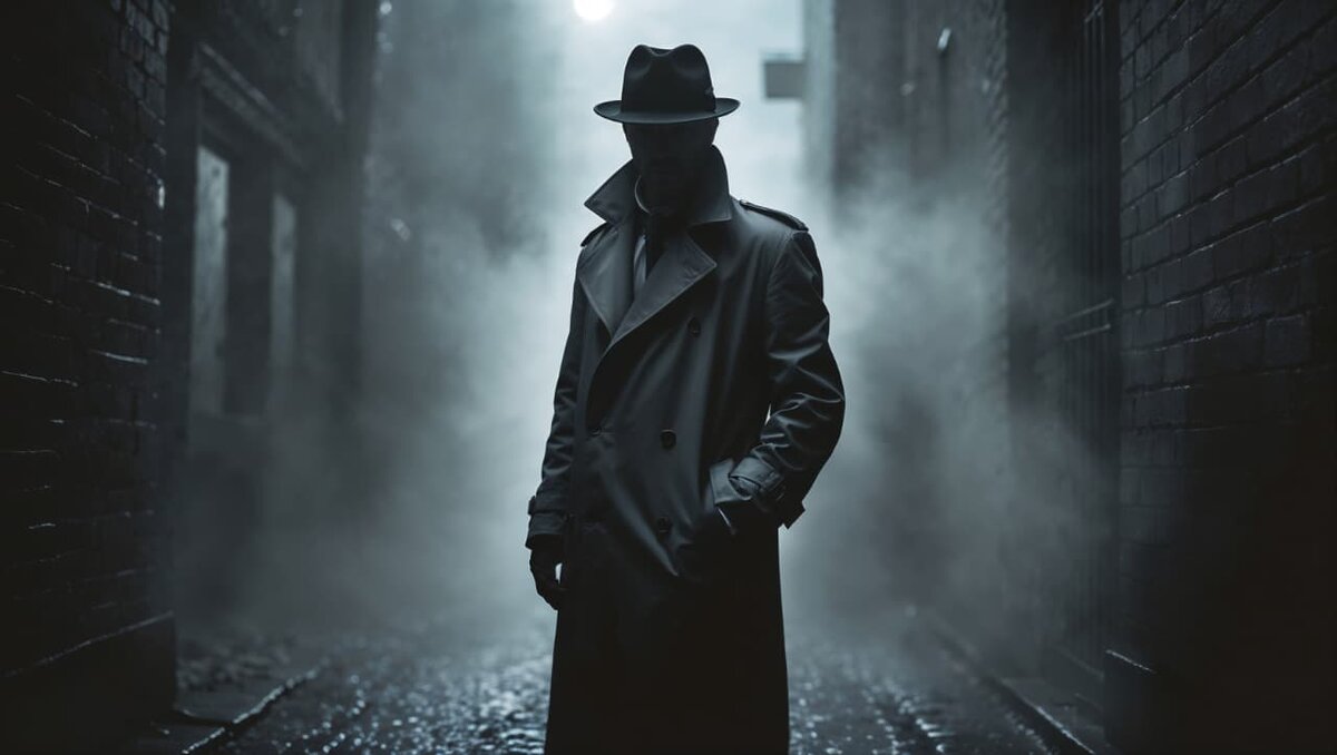 Ночной переулок, туман