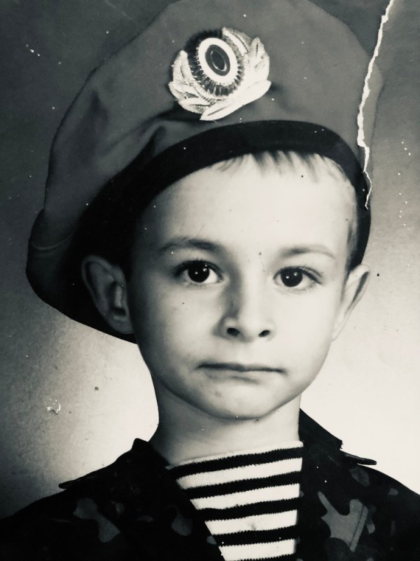 Александр Ратников в детстве.