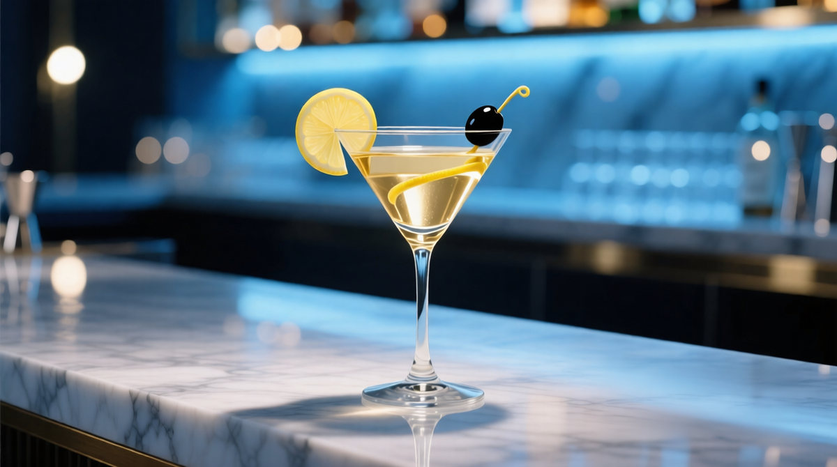 Коктейль с мартини