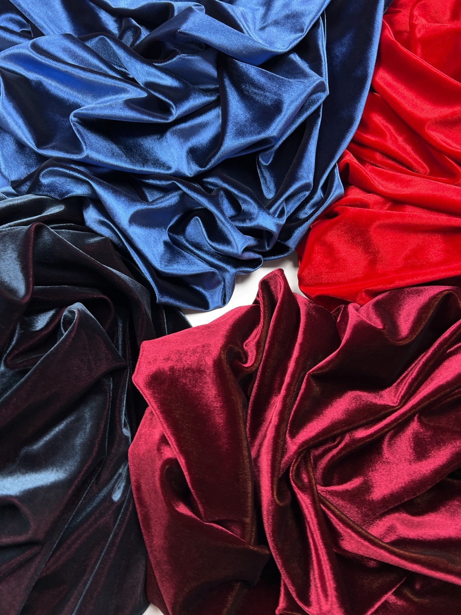 Бархат-хамелеон Любимые ткани LTkani