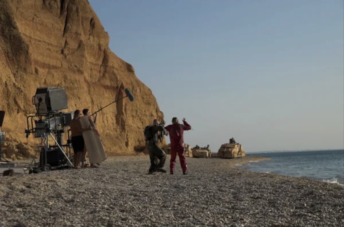 Кадр со сьемок 