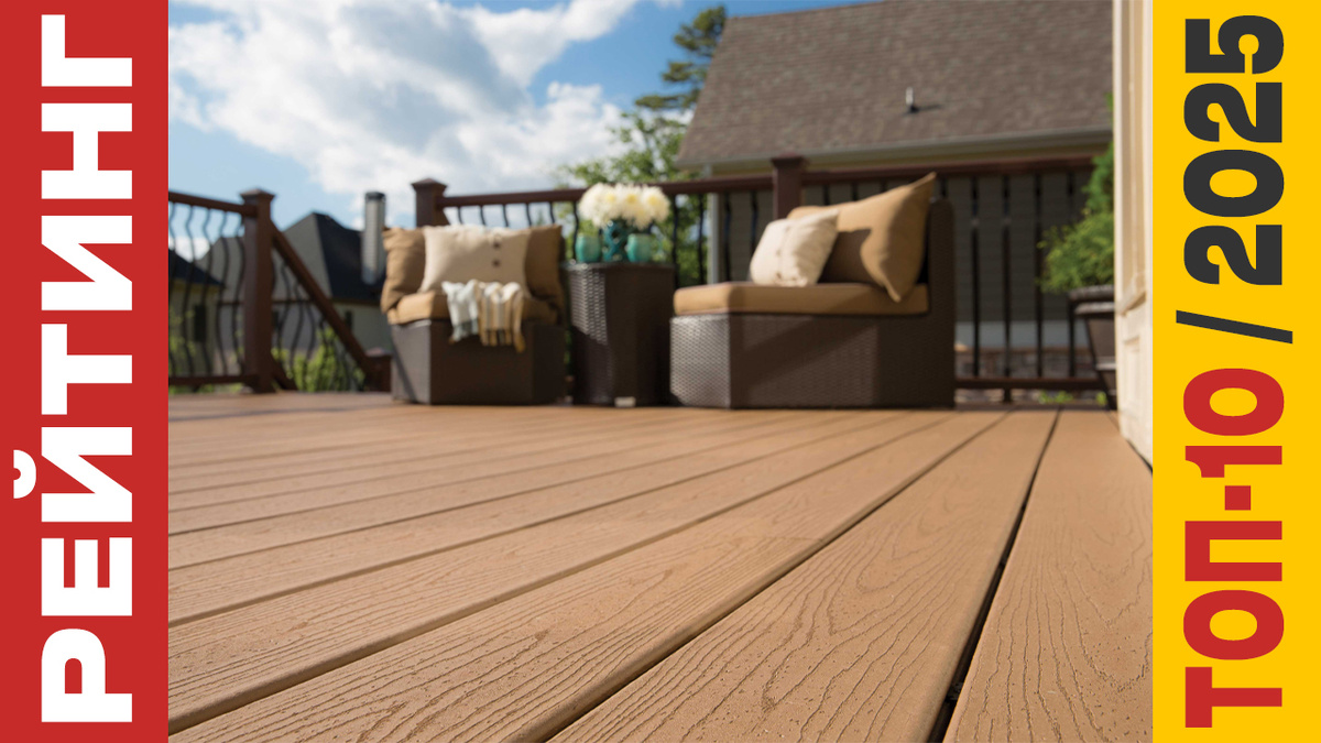 ТОП-10 Террасных досок 2025 года: Рейтинг лучших моделей
