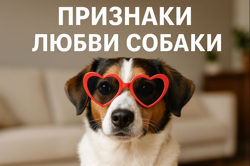 7 способов, как собака показывает, что она вас любит