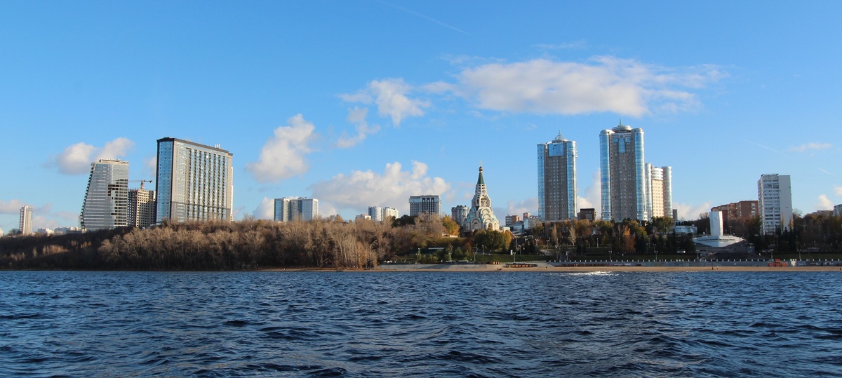 Самара. Вид с Волги