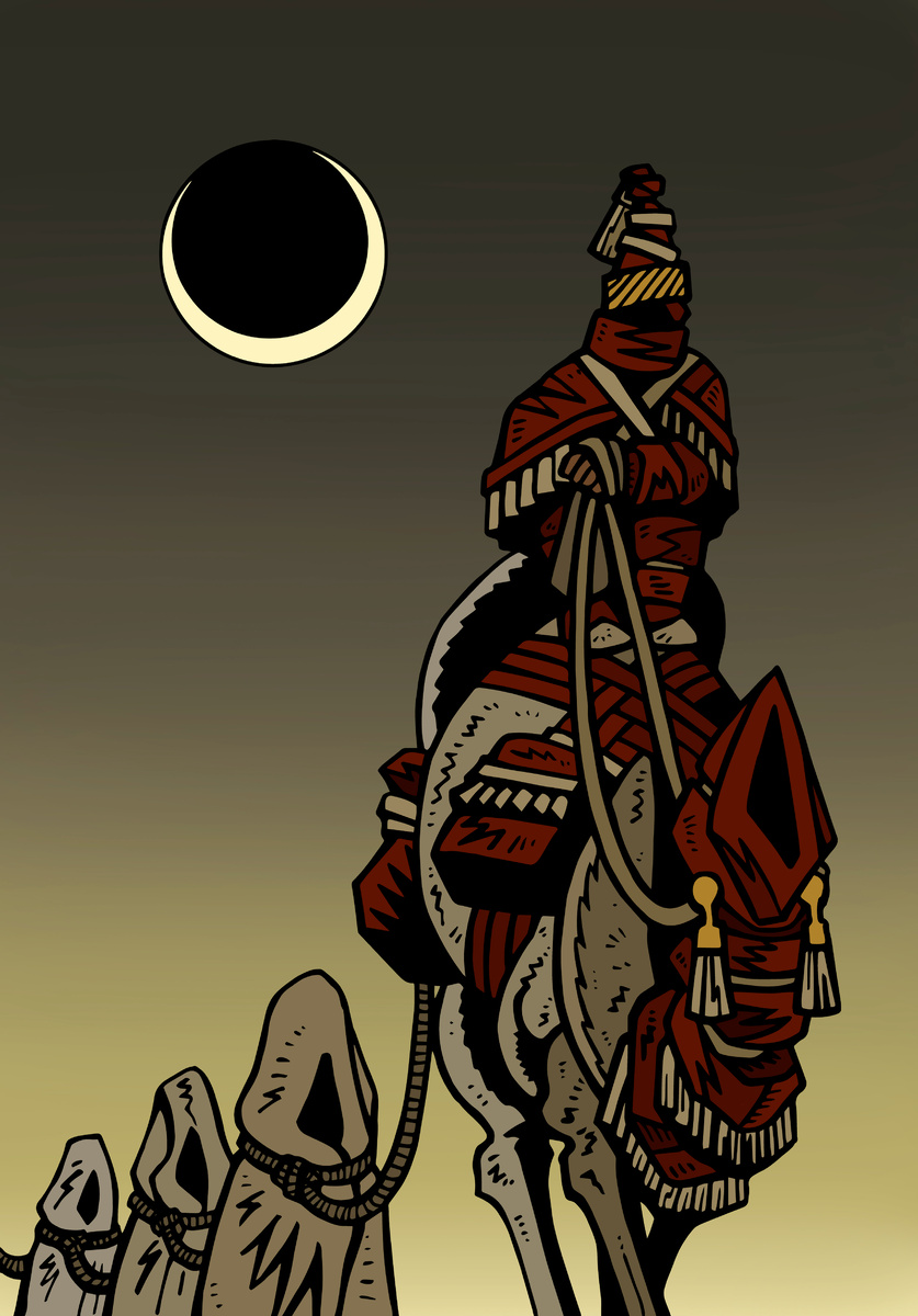 Он Пришёл - По Бескрайней Пустыне Скользят Грузные Тени