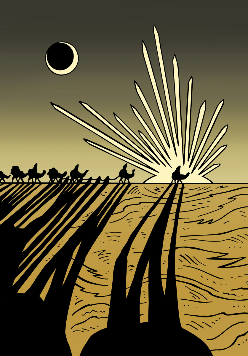 Он Пришёл - Заря Безжалостно Пронзает Жаркий Сумрак