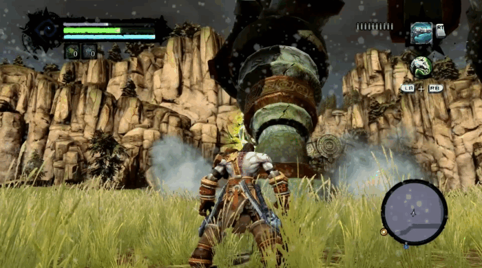 Gif картинка "Последствия взрывной волны"