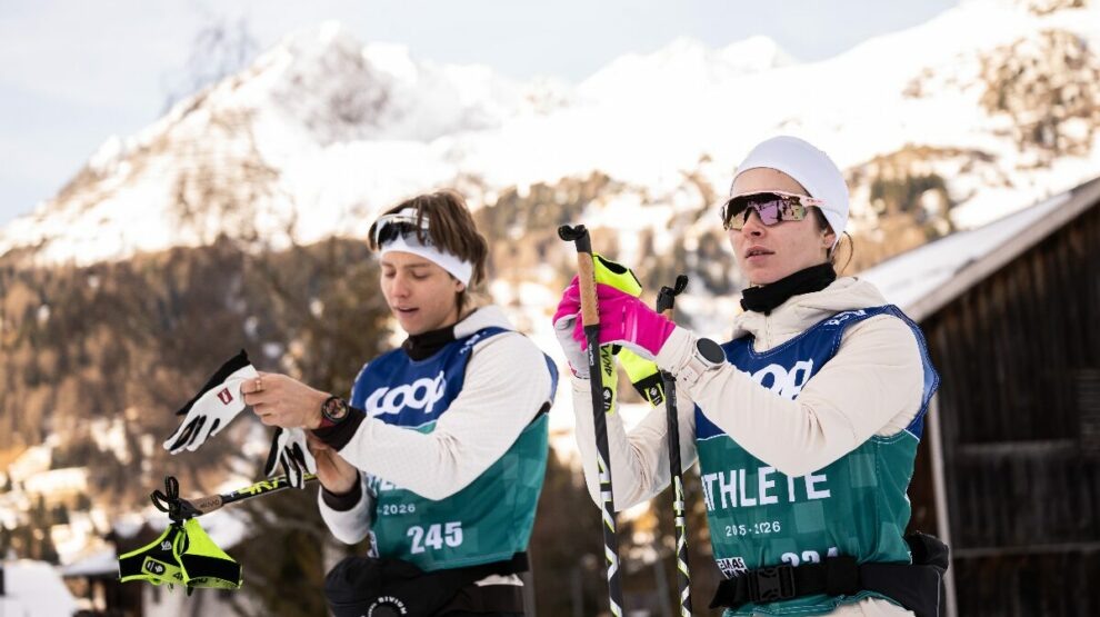    Савелий Коростелев и Дарья Непряева.Фото: GLOBAL LOOK PRESS