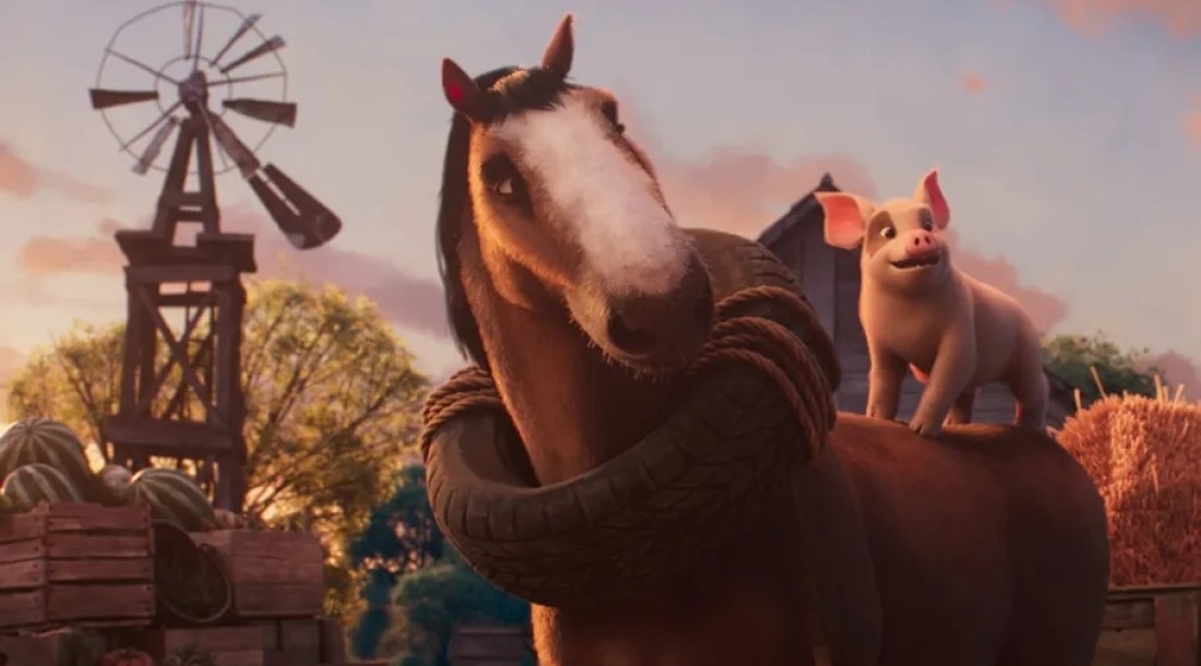     Кадр из мультфильма «Скотный двор» (2025)