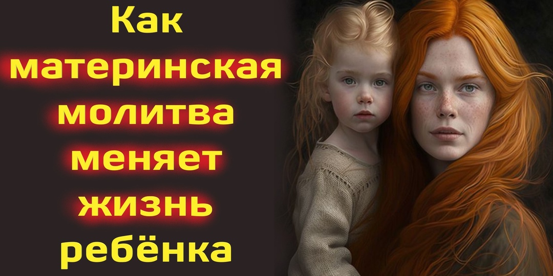 Как молитва матери отражается на судьбе и характере ребёнка.Слово матери может навсегда испортить ребенку жизнь.