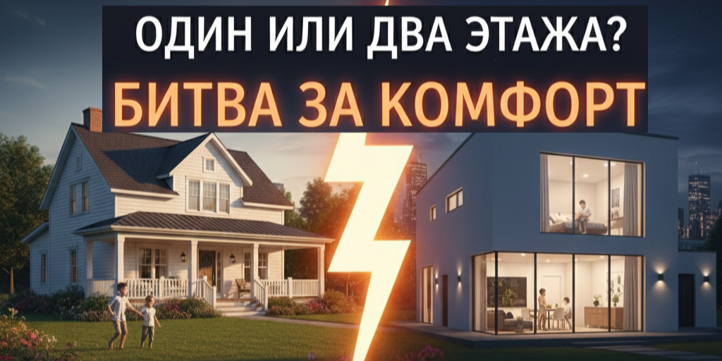 💥 Один или Два Этажа? Битва за Комфорт: Как Выбрать Идеальный Дом и Не Пожалеть