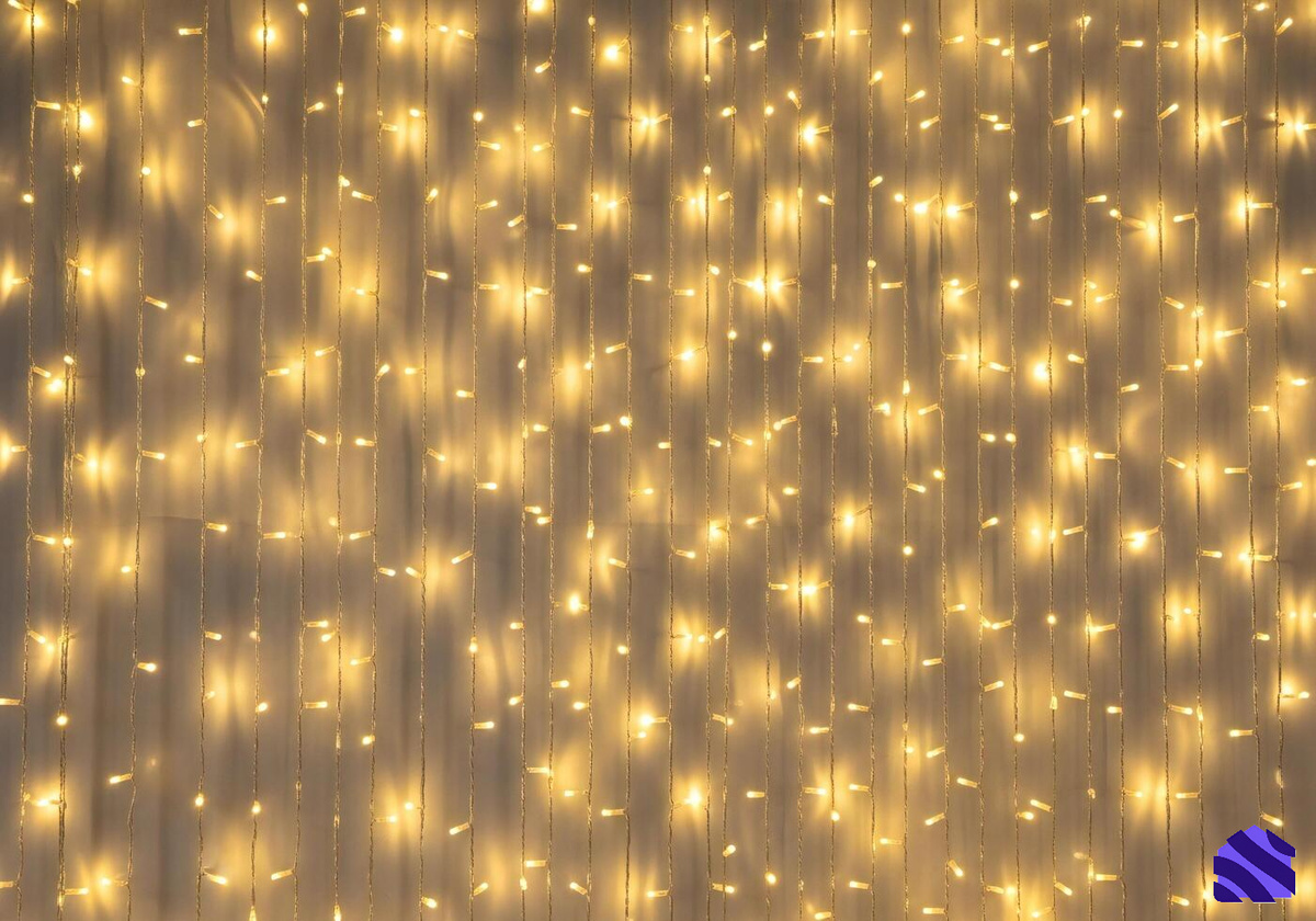 Новогодние гирлянды с теплым свечением