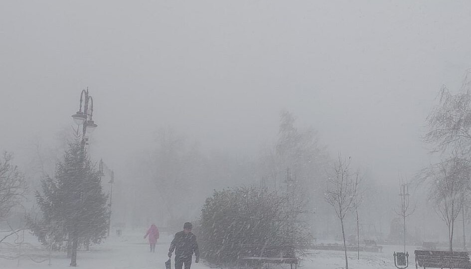 Что это было? - Обычная снежная буря