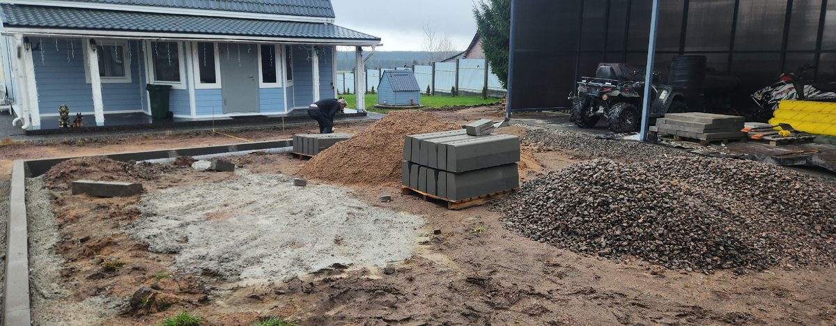 Участок до начала выполнения работ