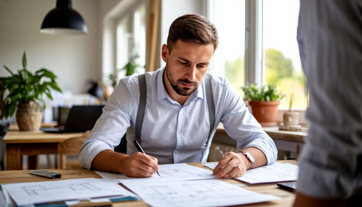 Архитектор за работой