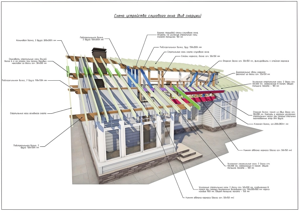 Чертёж дома
